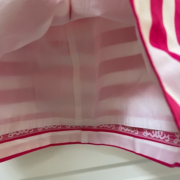 Lilly Pulitzer Azalea pink white Swizzle Stripe Maybell Dress sz 6 women’s - Picture 3 of 9